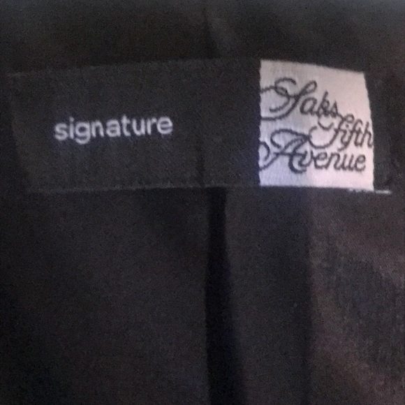 SAKS FIFTH AVENUE SIGNATURE BLK JACKET - Picture 6 of 10